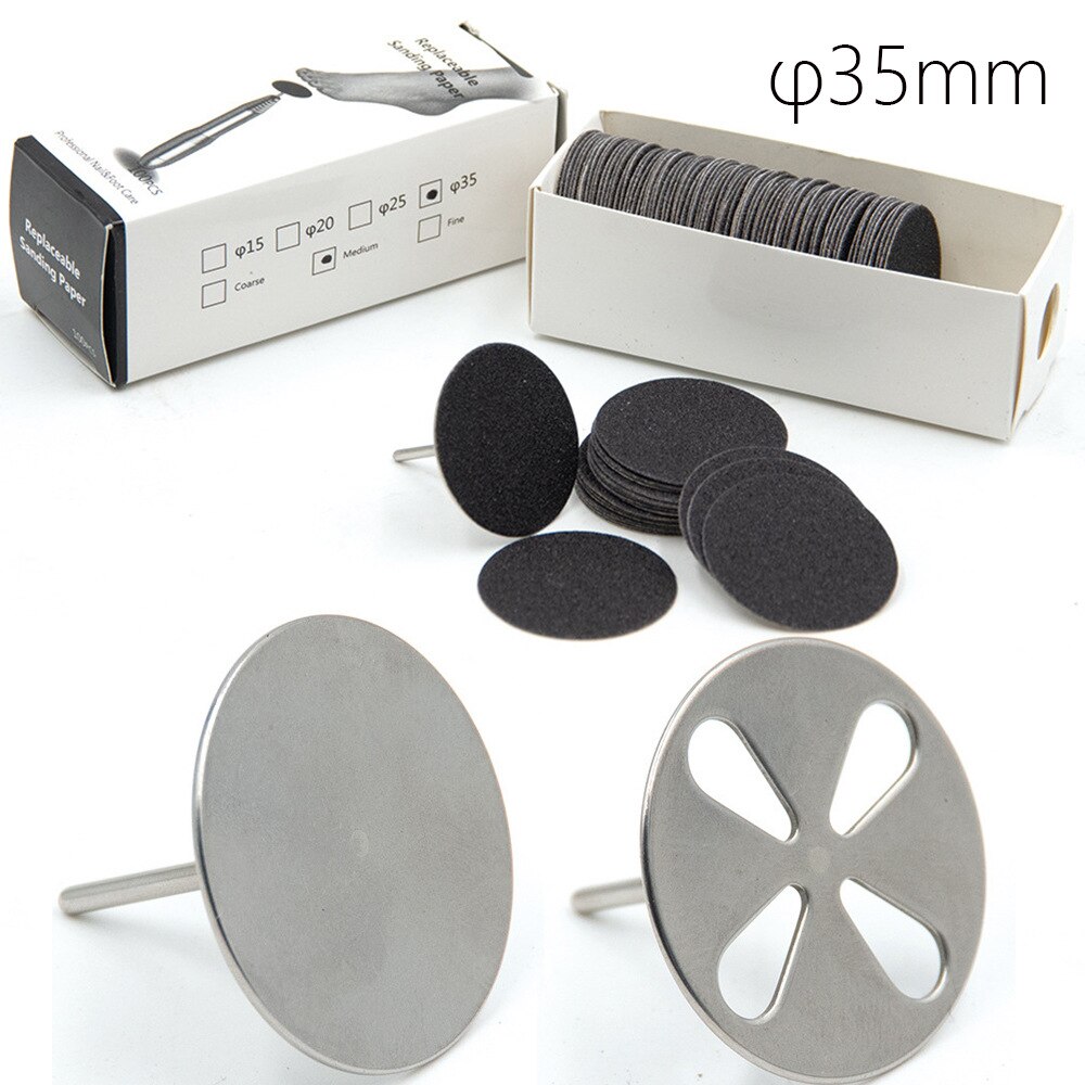 1Pcs Nail Drill Disc Stainless Steel Discs For 25mm Sanding Metal Disk Nail Drill Bits Drill Nails Accessories