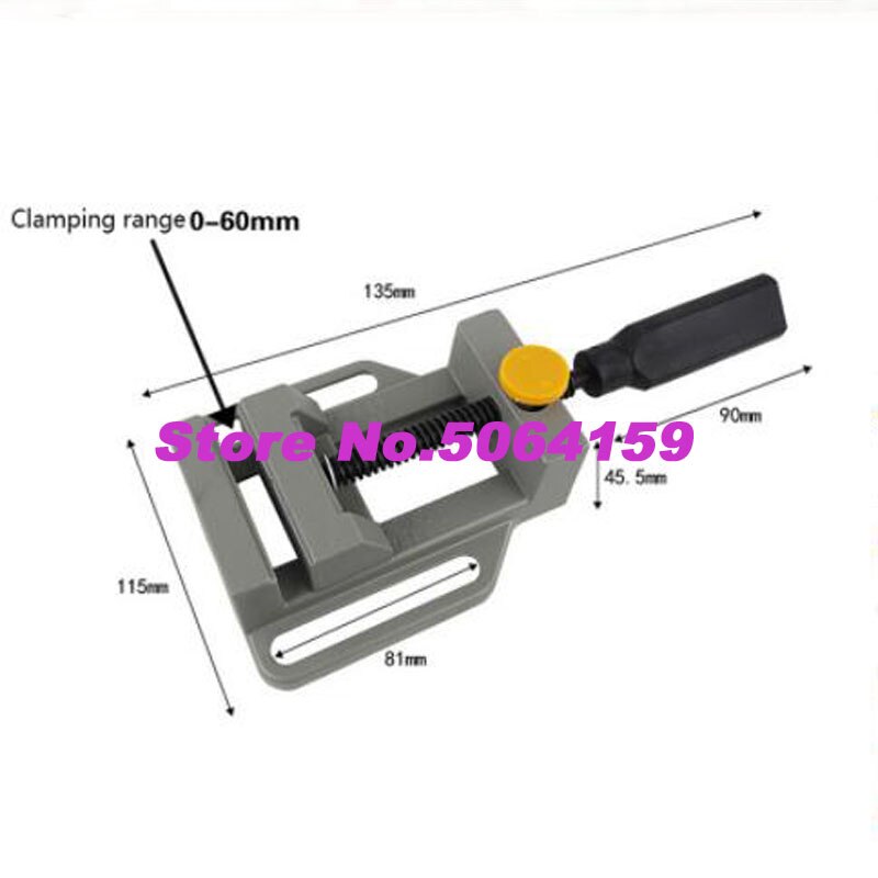 Aluminum Mini Flat Clamp for Drill Stand Handle Engraving Workbench DIY Tool Milling Machine Manual Clamps Woodworking Bench