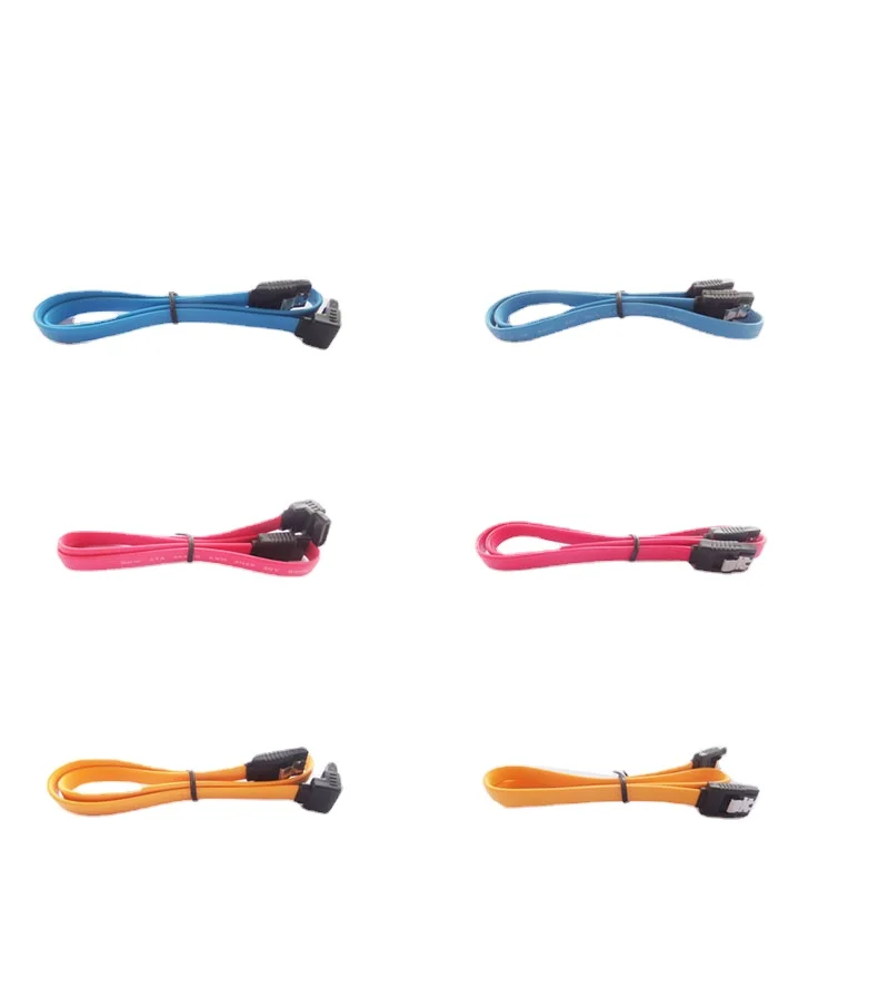 Cable SATA 3,0 a unidad de disco duro SSD HDD Sata 3 Cable recto de ángulo recto para placa base Asus MSI Gigabyte Cable de alta velocidad