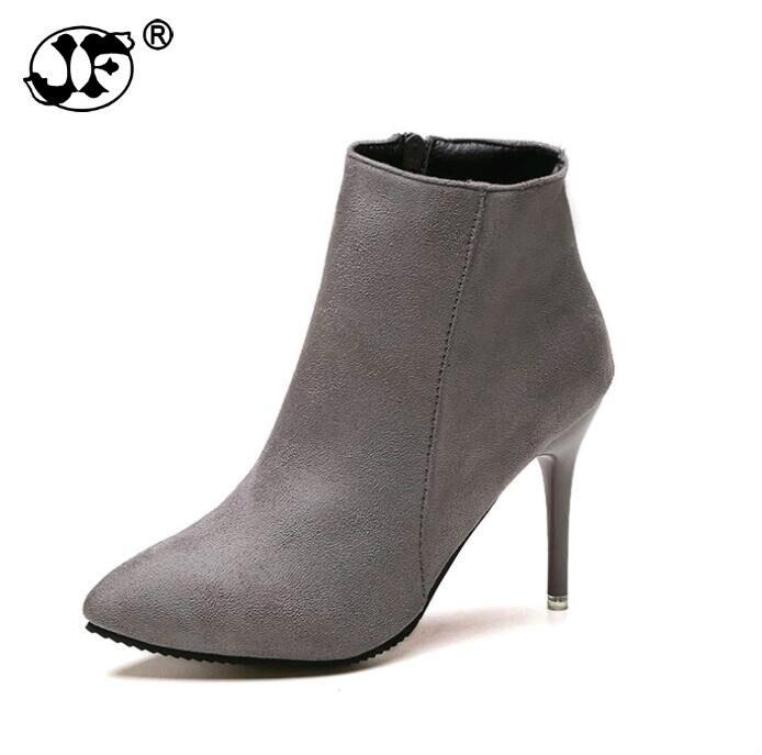 Damesschoenen hoge hakken franje laarzen dunne hak dameslaarzen puntige neus damesschoenen winter enkellaarsjes ghn 78