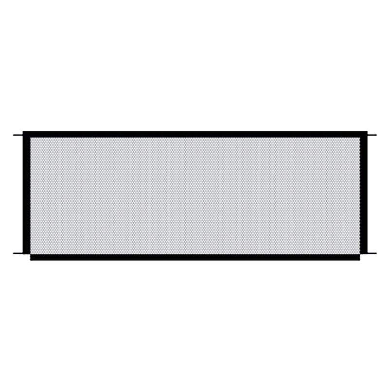 Pet fence dog fence isolation transparent car window balcony safety protection net portable folding: 180x72cm
