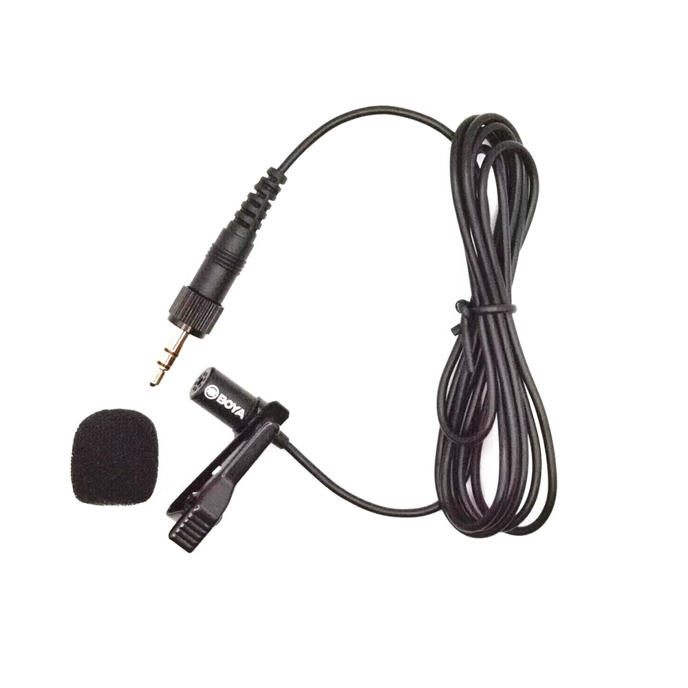 BOYA Lapel Lavalier Microphone for Sennhaiser BY-WM6 BY-WM8 Pro K2 K1 TX8 Pro Wireless Microphone System Transmitter Accessories