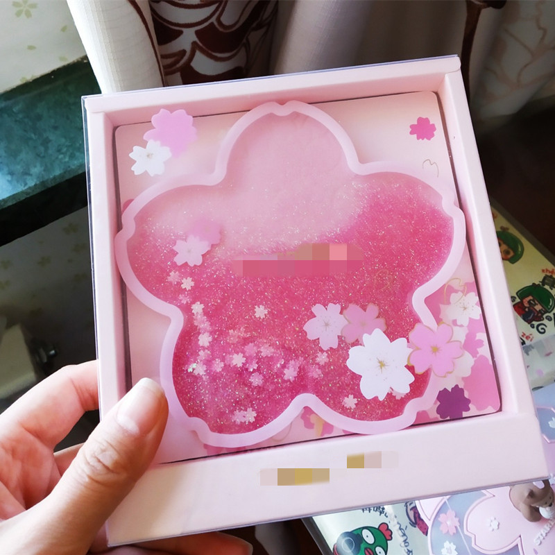 Cherry blossom coasters silikone kviksand flash sakura dækkeserviet drikke kaffe kop måtte skridsikker isolering te pude boligindretning