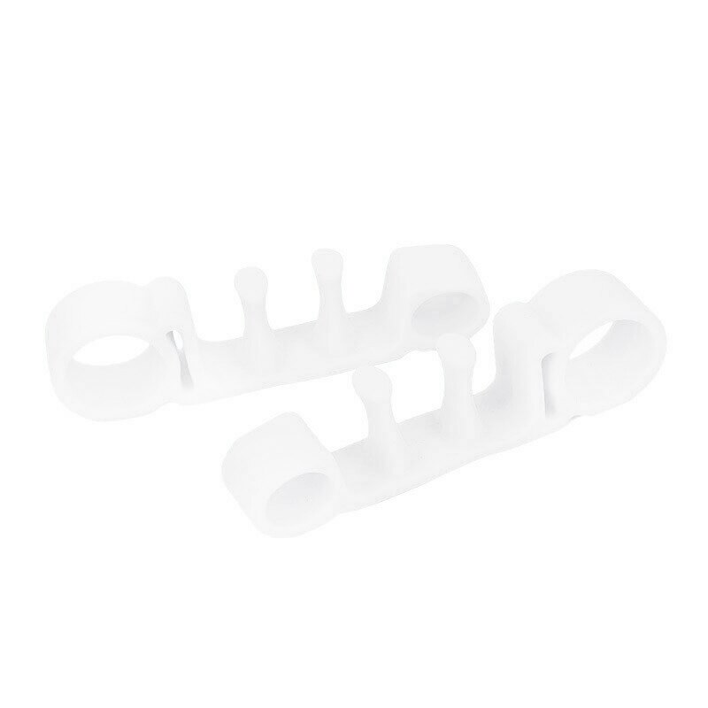 1Pair Soft Silicone Toe Separators 3/5 Holes Elastic Bunion Corrector Orthotics Toe Straighteners Relieve Foot Pain Unisex: 02 5 holes