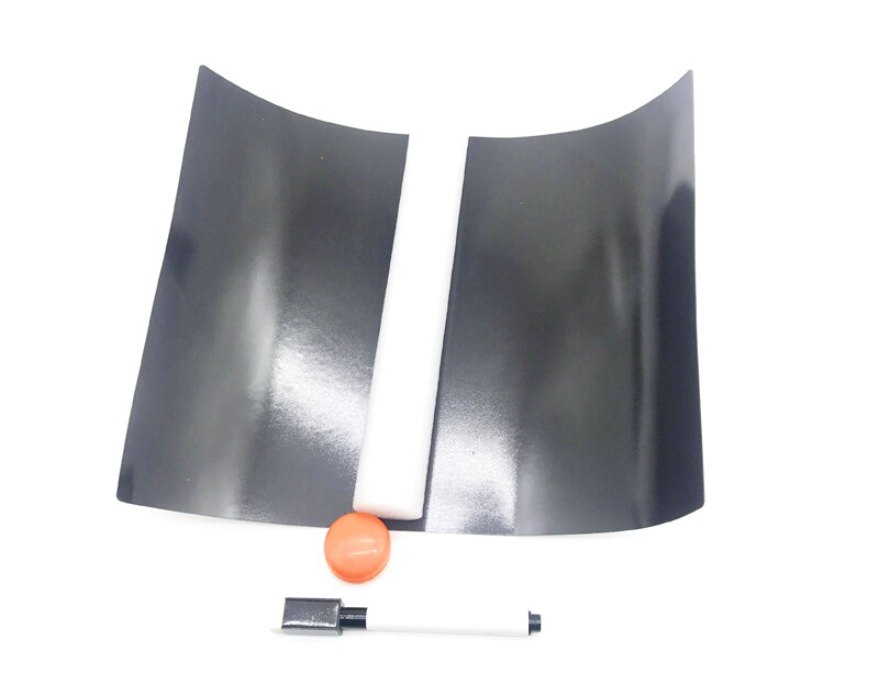 Pizarra blanca Flexible para nevera A3 de 42x28cm, notas magnéticas para mensajes, nevera, Bloc de notas, a prueba de agua, 1 marcador y 2 botones