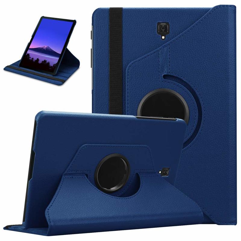 Funda de piel sintética con soporte giratorio para Samsung Galaxy Tab S4, protector de cuero sintético de 10,5 pulgadas, SM-T830, modelo SM-T835, SM-T837, grados