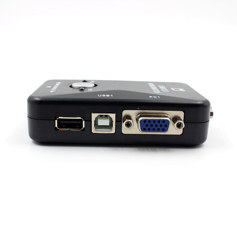 KVM Switch 2 Port VGA Switch USB 2.0 KVM Mouse Switcher Keyboard 1920X1080 Box Sharing Switch Vga Splitter