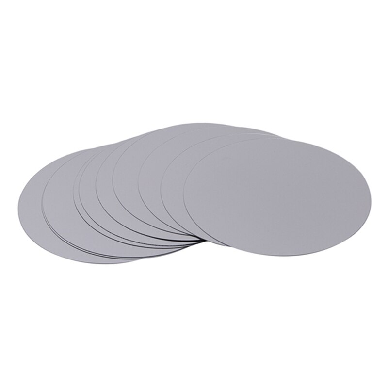 10 Pièces/ensemble Pliable Vin Verseur Feuille D'aluminium Argent Vin Verseur Stop Goutte Verseur Disque Bec Verseur Pack Home Bar Outils À Vin