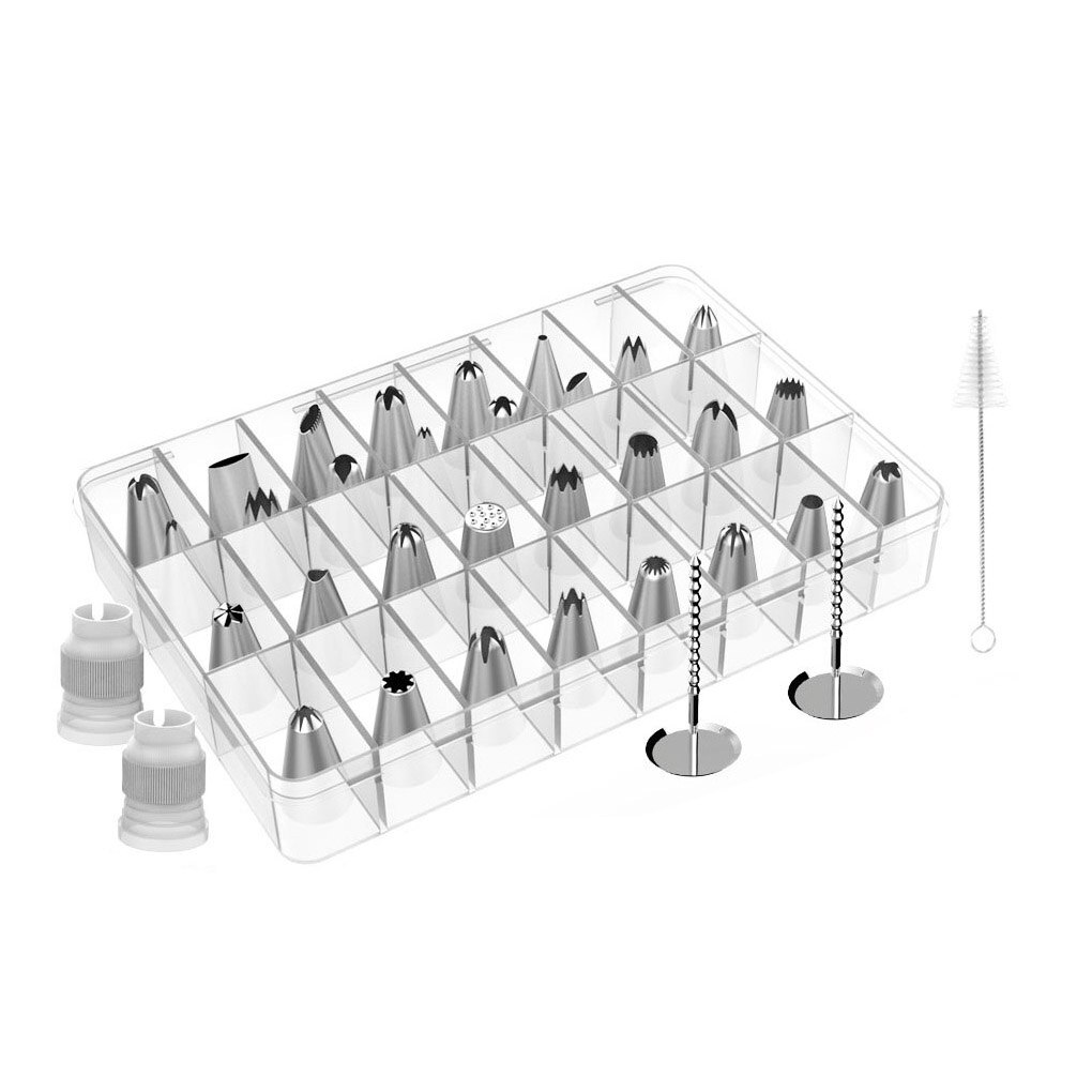 42 Stks/set Cake Icing Bag Piping Nozzles Decorating Kit Gebak Bakkerij Icing Tool Set