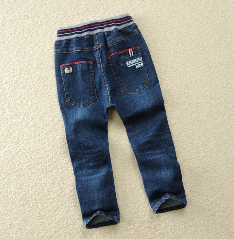 Children's trousers in the children's big boy spring and autumn boys jeans trousers stretch children's clothing childre