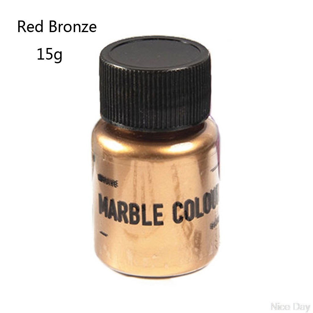 15G Epoxyhars Kleurstof Glitter Marmer Metallic Pigment Hars Sieraden Maken Gxma: RN