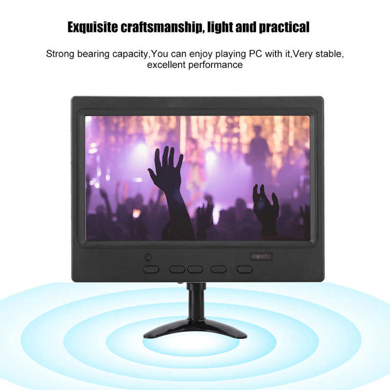 Universal 7-11.6inch Desktop Computer Black Monitor Holder Stand PC Accessories