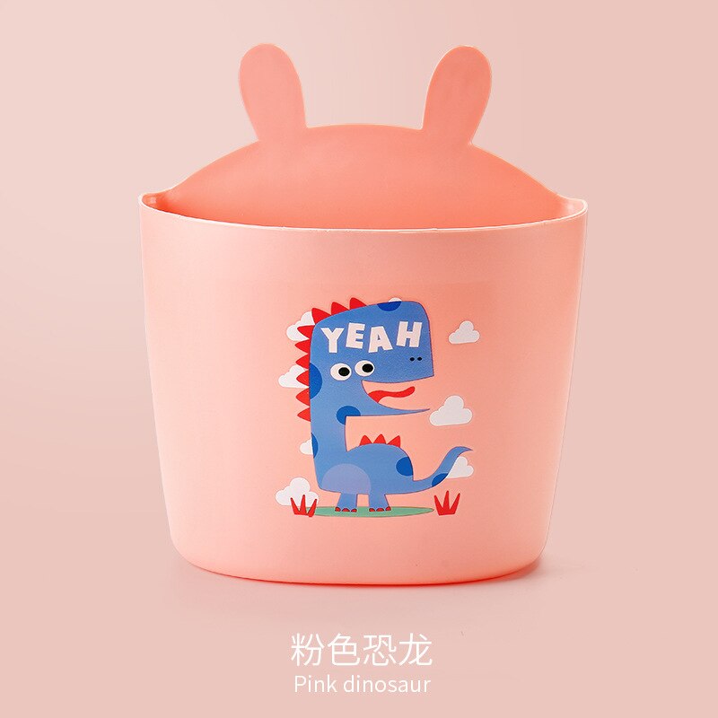 Baby Bed Hanging Storage Box Infant Bedding Crib Diaper Bag Bedside Organizer Toy Diaper Pocket for Crib Bedding Set Baby Stuff: Pink