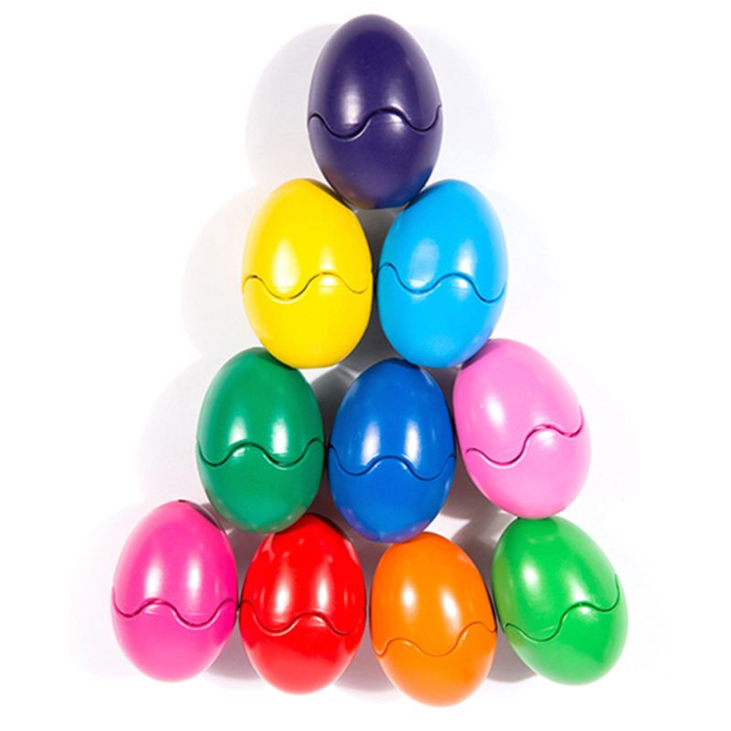 9 farver ægform farveblyanter ikke giftigt vaskbart maleri tegning voks til baby børn