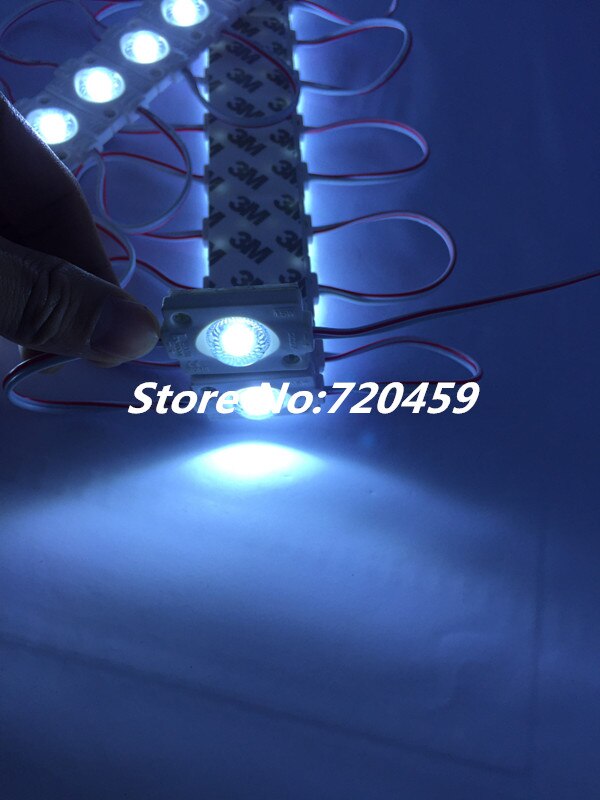 40 stks Super heldere DC12V led module 3030 SMD 1.5 W met bolle lens led modul licht voor bewegwijzering reclame