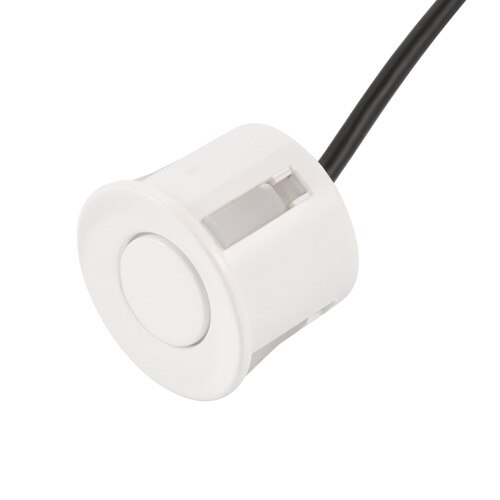 1 stück 22mm Parkplatz Sensor Mit 2,5 m Kabel für Auto Parkplatz Sensor Kit Monitor Umge System Auto Mithelfer auto Styling: WHITE