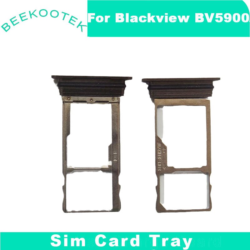 Til blackview  bv5900 sim-kort bakke adapterstik reparationsdele til blackview  bv5900 sim-kort sd-slot bakkeholder