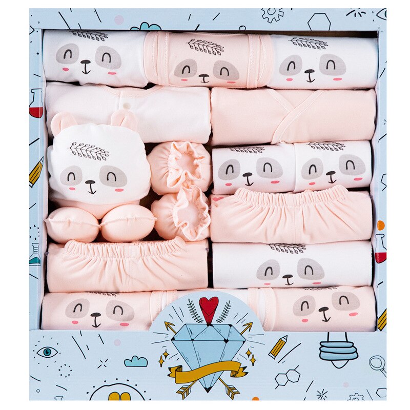 Newborn clothes kit for baby box 18pcs autumn winter underwear newborn warm clothes cotton suit baby supplies box