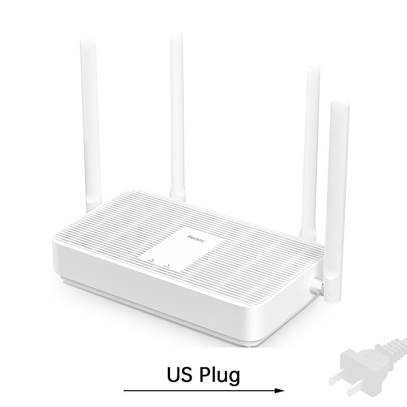Xiaomi Redmi Router AX5 WiFi 6 1800 5-Core 256M Memory Mesh Home IoT 4 Signal Amplifier 2.4G 5GHz Both 2 Dual-Band OFDMA: Default US Plug