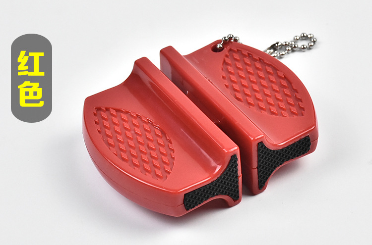 Mini Messer Spitzer: Rot