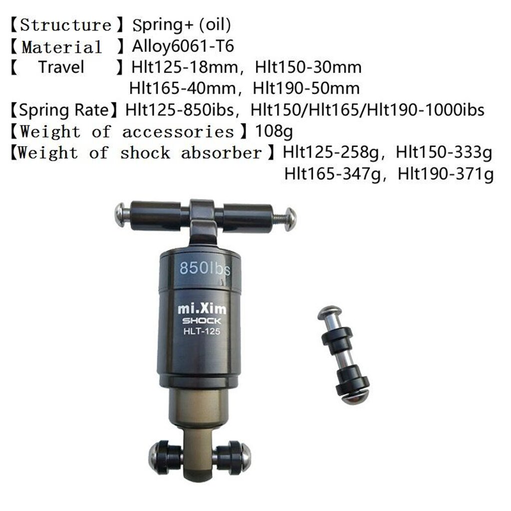 Mtb Mountainbike Hubs Quick Release Rear Shock Deluxe Achter Folding Cyclus Absorber Bus