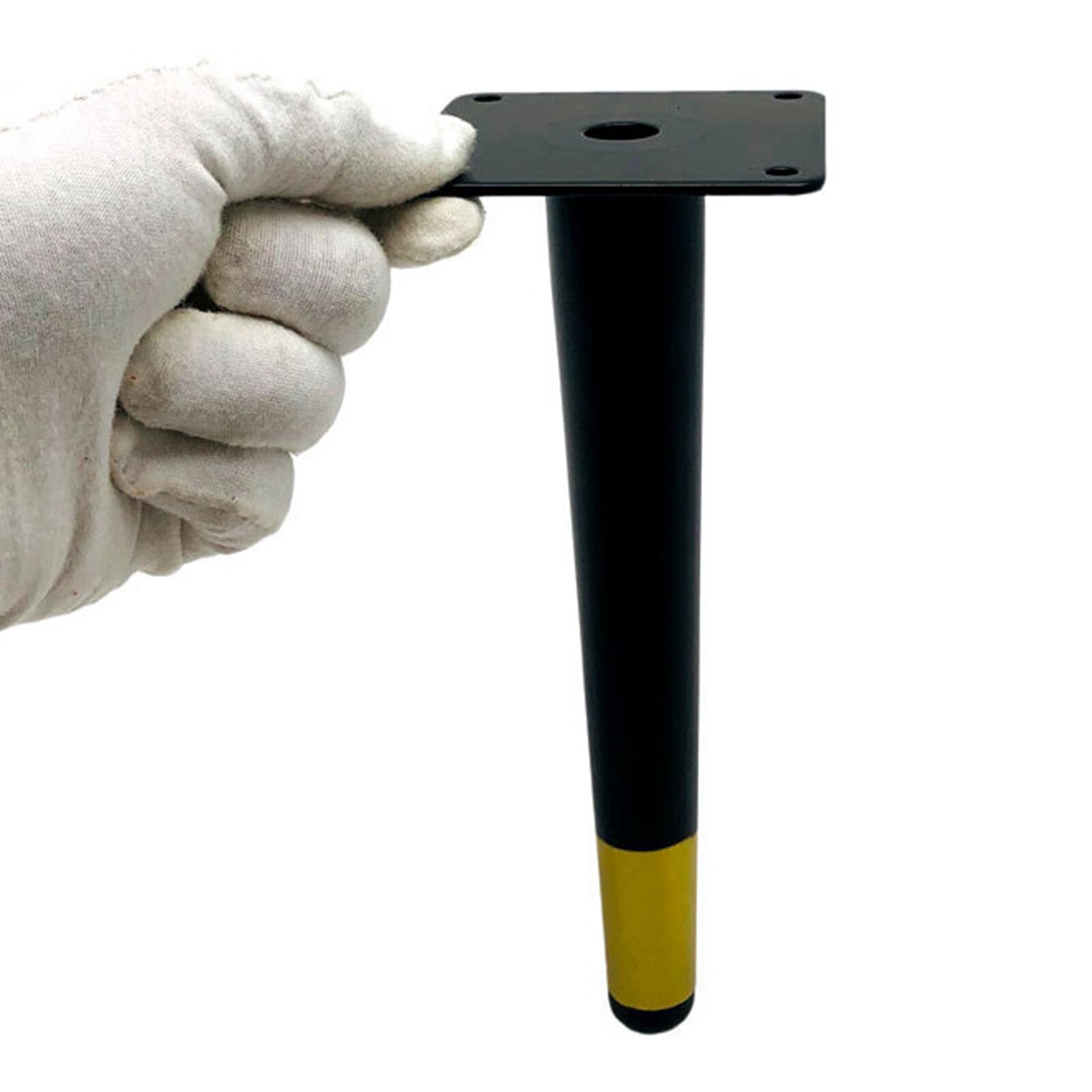 Furniture Legs, 10-30cm Solid Tapered Wood Sofa Legs Replacement with Mounting Plate for Sofa Table Chair Tea Cabinet