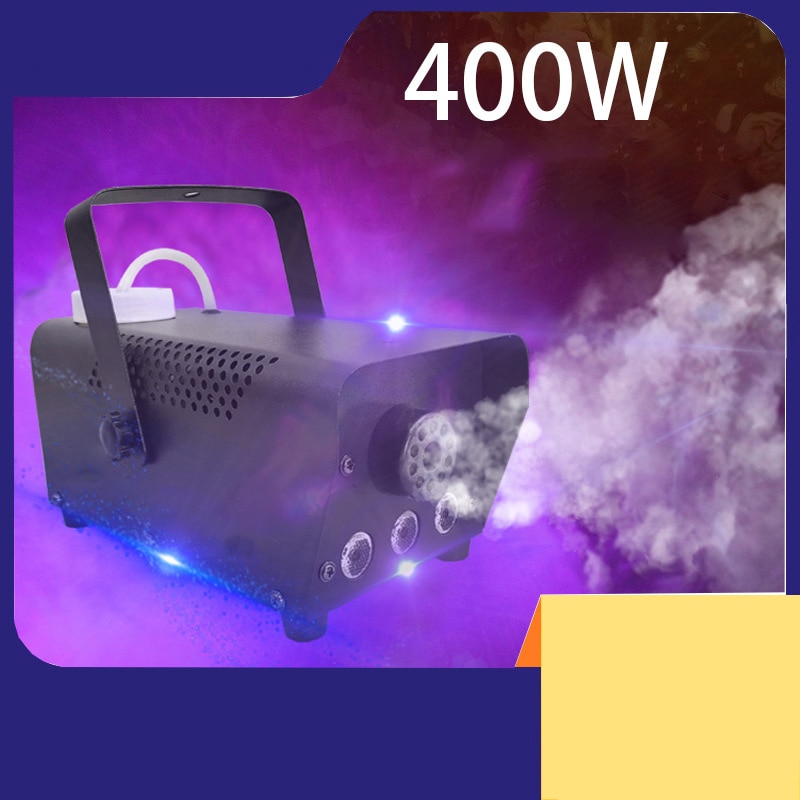 Draadloze Controle Led 400W Fog Rookmachine Afstandsbediening Rgb Kleur Rook Ejector Led Dj Party Stage Licht Rook Thrower (Eu Plug)