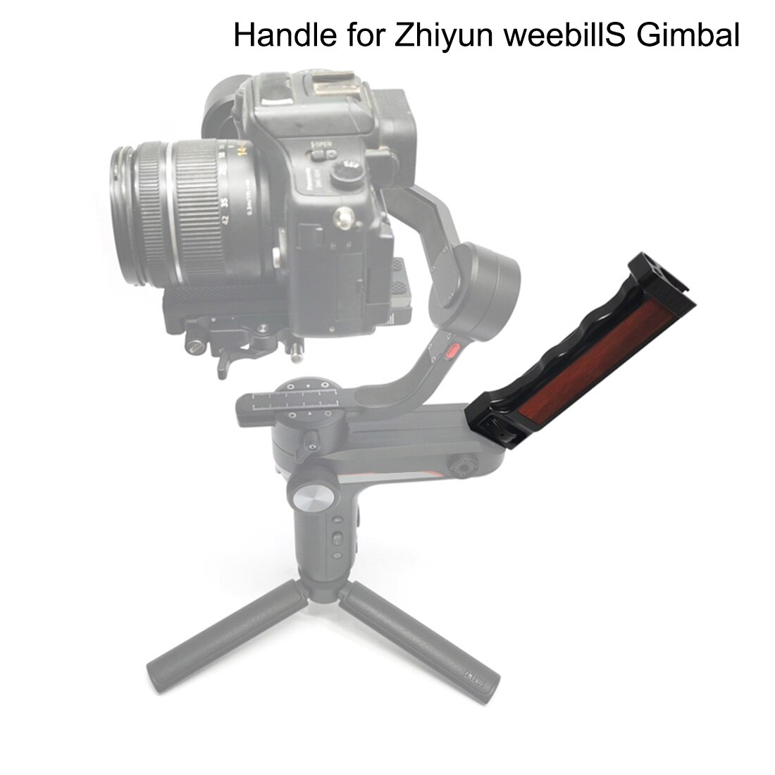 Versatile Handle Grip Neck Ring Clamp Bracket Handheld Stabilizer Extension Holder Arm for Ronin S SC MOZA weebillS Crane Gimbal: Light Blue