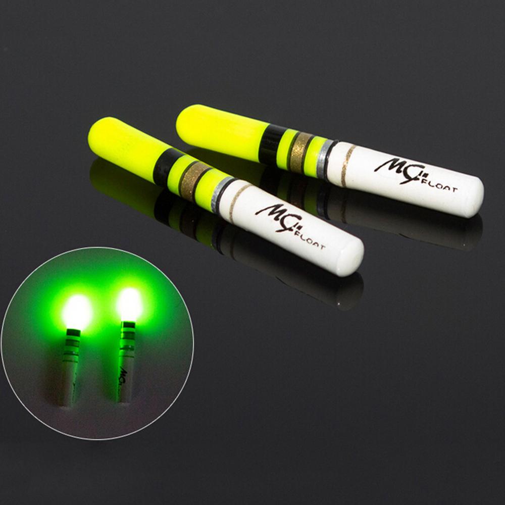(included battery)LED Electronic Luminous LED Light Fishing Tackle Electronic Light Float(included battery): Green