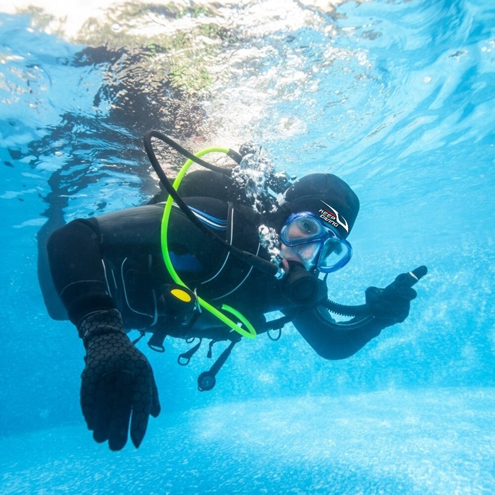 Chapeau de plongée sous-marine en néoprène 3MM, équipement de plongée sous-marine avec épaule, casquette, combinaison chaude pour la pêche sous-marine