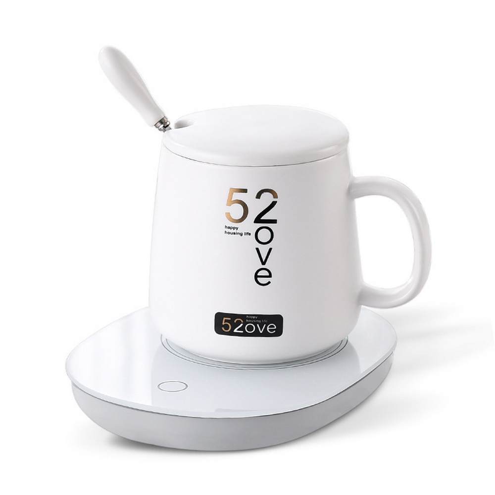 Varmemelk kaffekrus selskapet enhet kopp keramisk intelligent termostat kopp automatisk induksjonsisolasjon utgangspunkt kopp