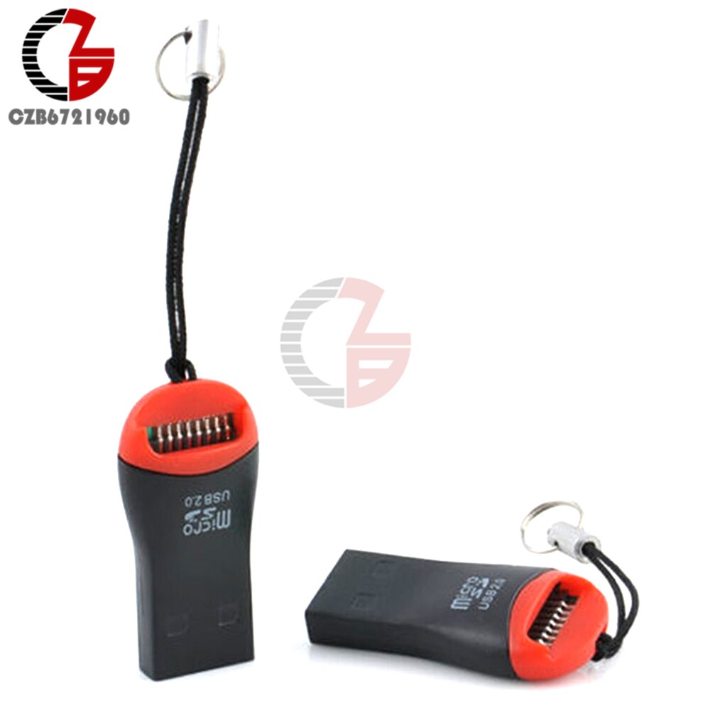 10PCS USB 2.0 Mini Micro SD SDHC TF Flash Memory Card Adapter Reader High Speed for Laptop 0.35