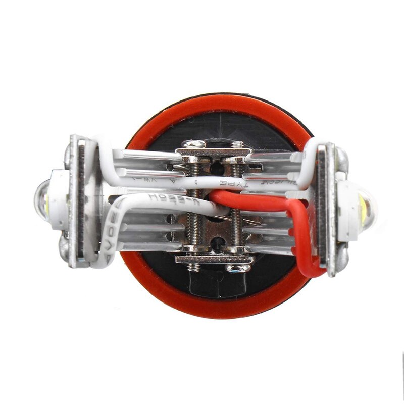 Lot 6000k h8 2 ampoules led angel eye pour bmw  e82 e87 e90 e91 e92 m3 e93 e60 e61 e63 e70 x5 e71 x6 e89 z4
