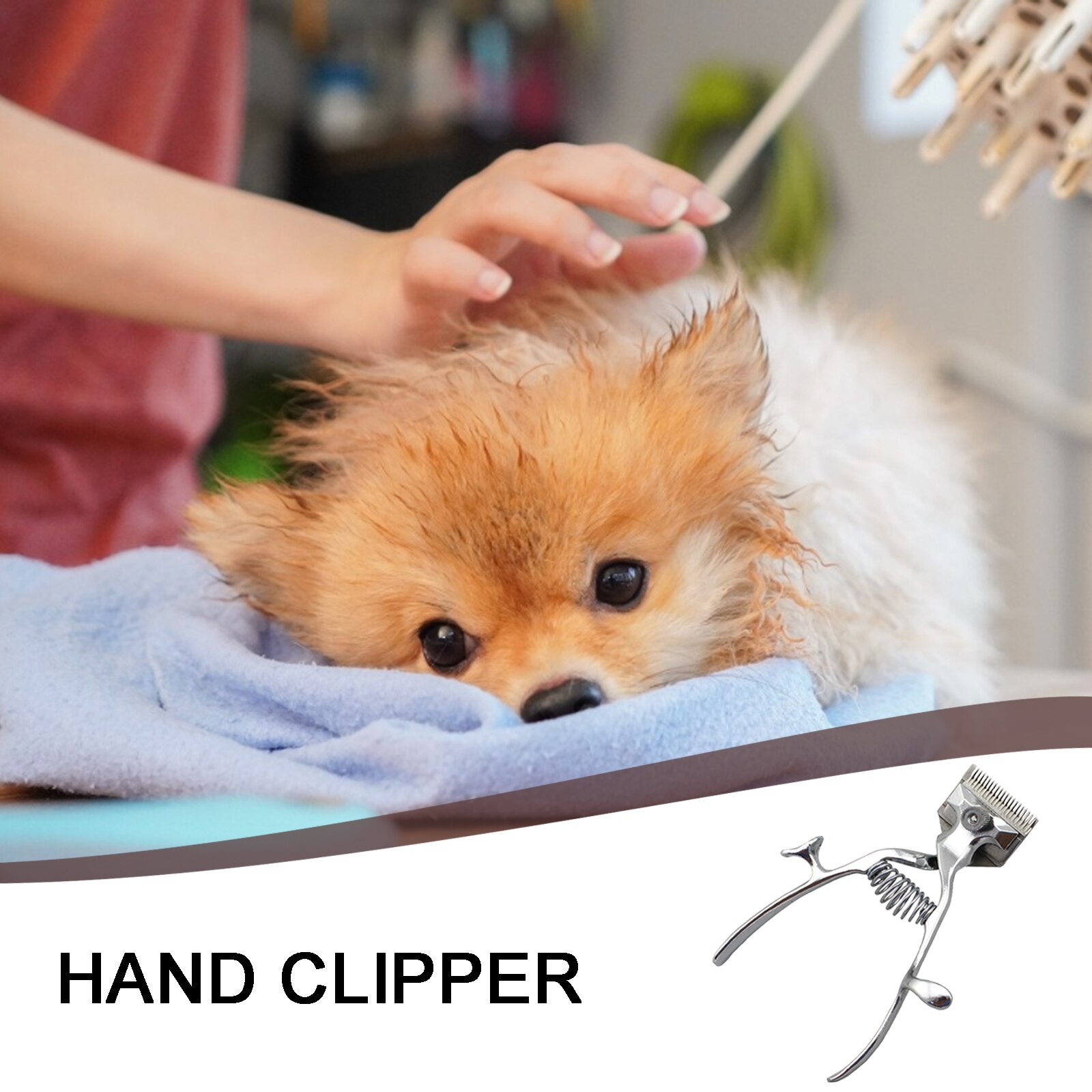 Ultra-quiet Manual Hair Clipper Trimmer Haircut Hand Push Low Noise Non-Electric Hair Cutter Shaver Razo Tool For Pet Dog Cat