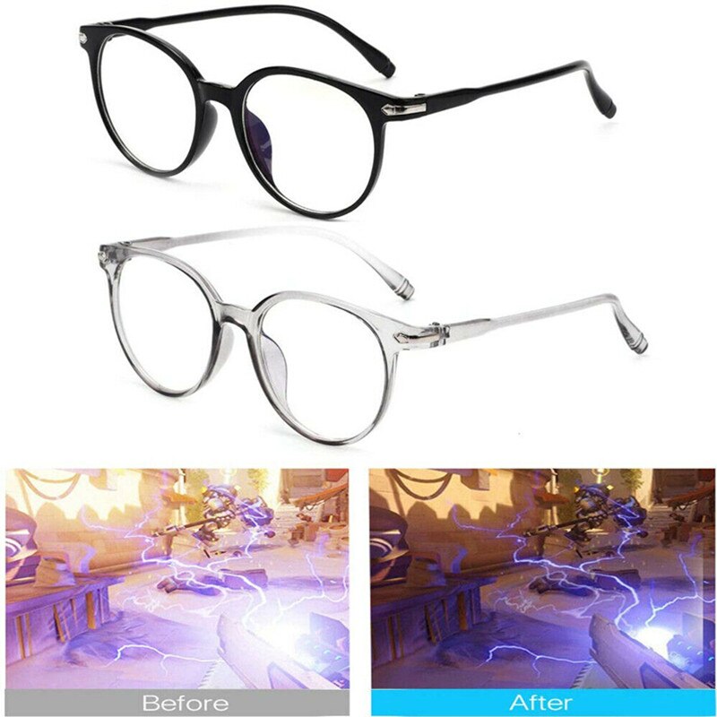 Blue Light Blocking Glasses Spectacles Anti Eyestrain Office Computer Glasses Ultra Light Flexible Vision Care Glasses