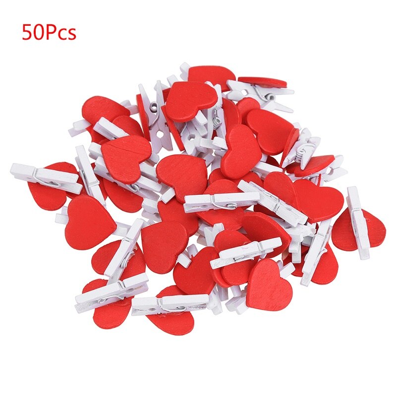 100 stk/sæt vægklistermærke mini træ rød kærlighed... – Vicedeal