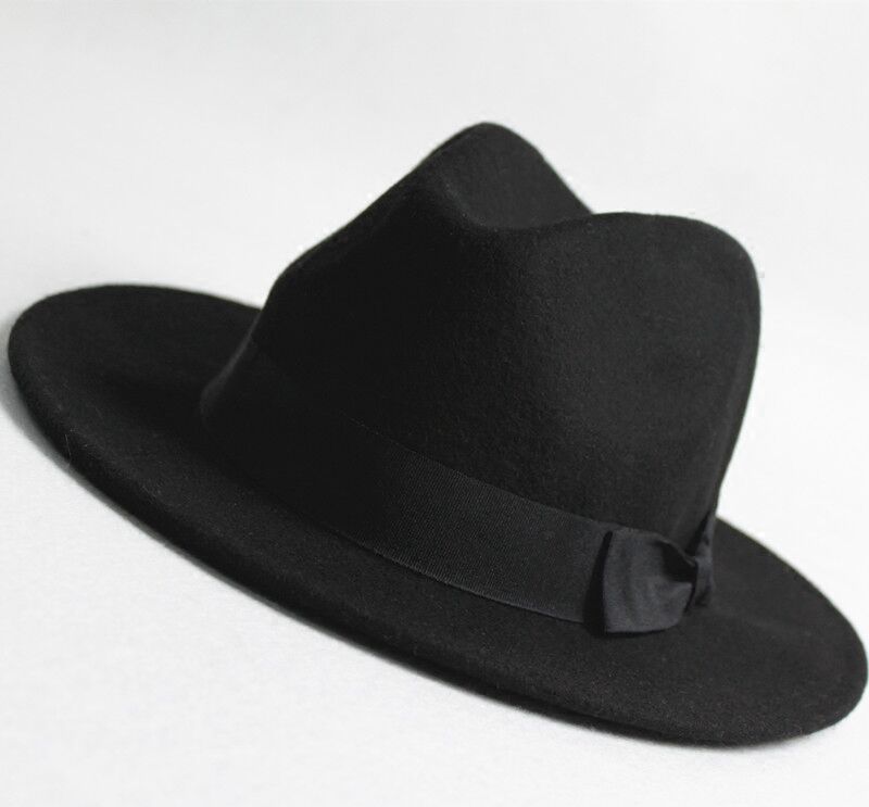 ¡NOVEDAD DE ! Sombrero de fieltro de lana suave ancho Vintage para mujer, sombrero de fieltro flexible con campana, sombrero para el sol de Panamá para mujer,