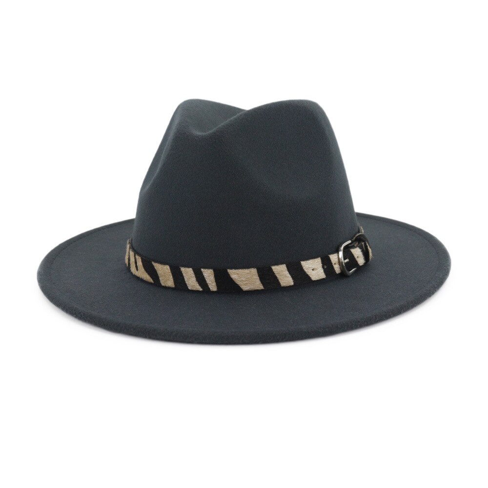 Imiterad yllefilt fedorahattar jazzhatt för herrfilt vid brätte fedora gamblerhatt streetwear filthattar för unisex: 12