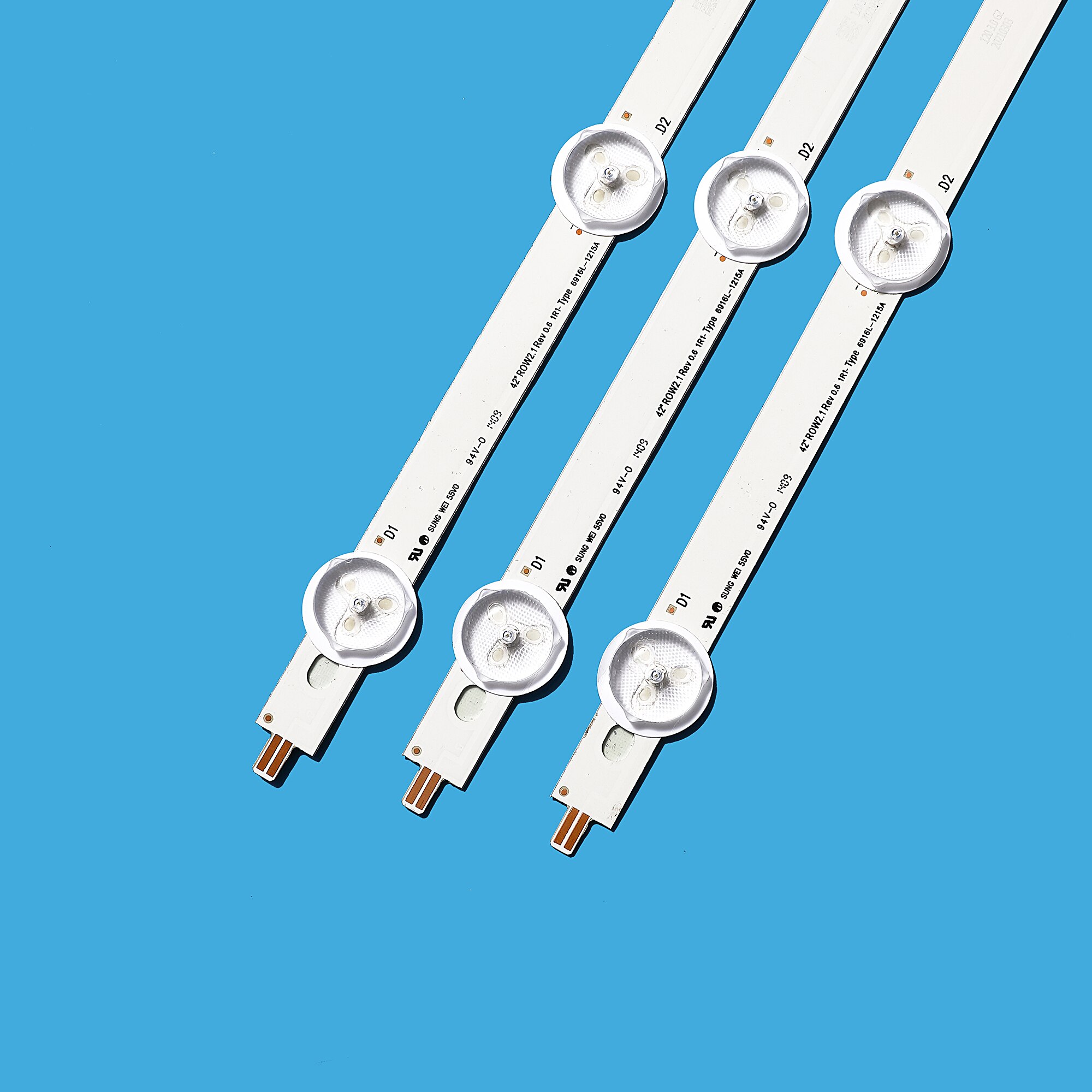 Tira de luces LED de iluminación trasera, accesorio para LG 42LA620S 42LN570S 42LN5400 42LN5700 6916L-1214A 6916L-1215A 6916L-1216A 6916L-1217A, 10 unids/set/juego