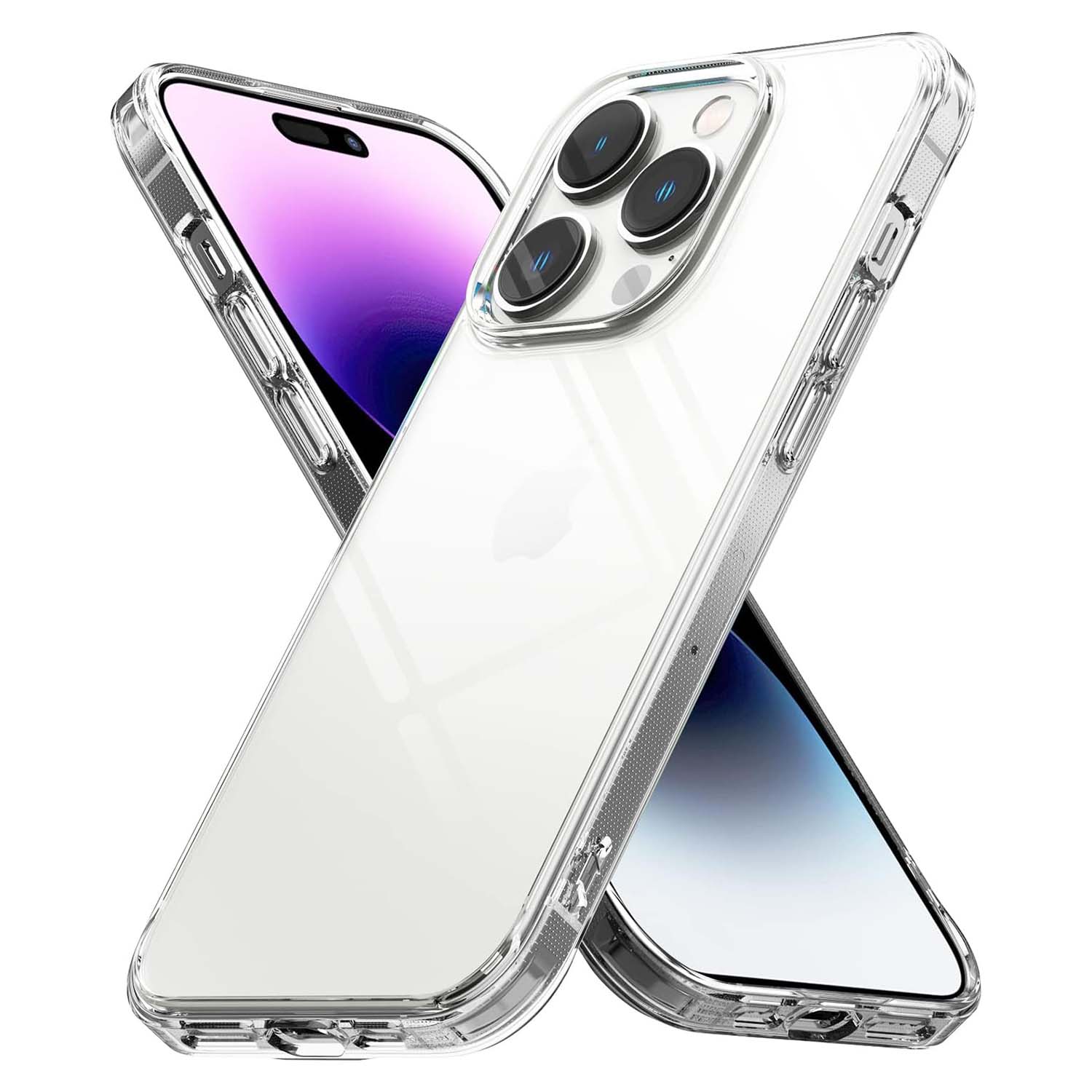 Funda ultrafina de silicona transparente suave para iPhone 16 Pro Max 15 14 Plus 11 12 13 Mini Funda transparente trasera ultrafina delgada