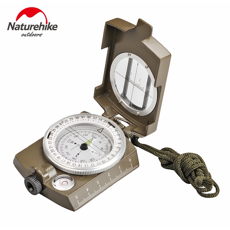 NH NaruteHike Professionele multifunctionele kompas Handheld kompas Lichtgevende Geologische kompas