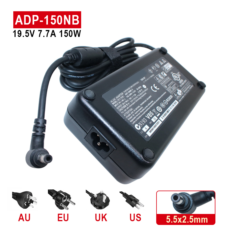For ASUS 19.5V 7.7A AC Adapter Charger A17-150P1A ADP-120ZB BB ADP-150NB D Power Supply G71 G72G G74 G73
