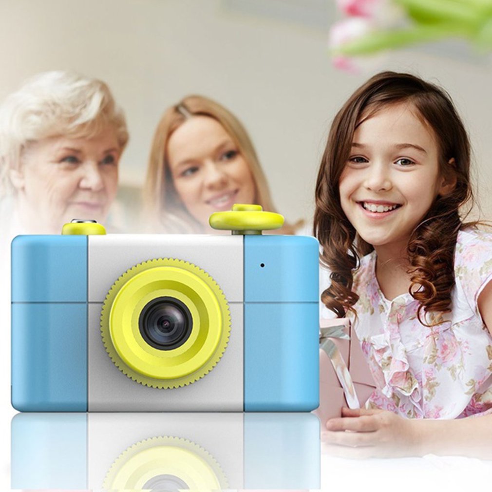 2MP Mini Digital Camera for Kids 1080P Full HD 1.5 Inch Screen Cute Cartoon Multifunction Toy Camera