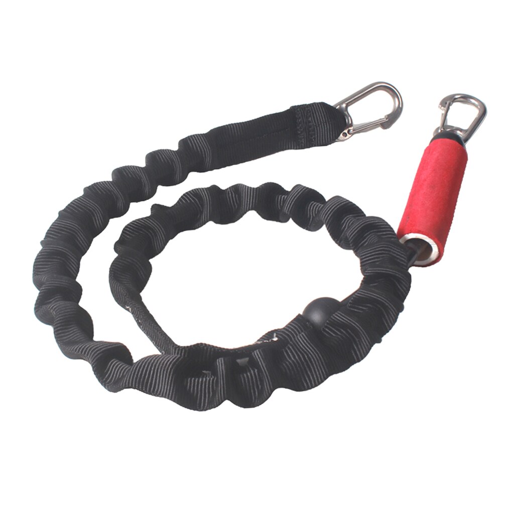Heavy Duty Kitesurfing Kiteboarding Slider Release Kite Leash Attached with Clip Carabiner Hooks (100cm/40 inches)