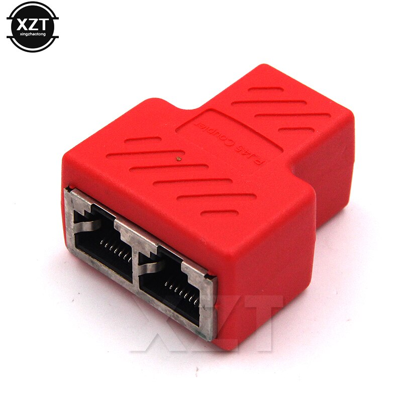 1 Naar 2 Manieren Netwerk Lan Kabel Ethernet Vrouwelijke Cat6 RJ45 Splitter Connector Adapter Utp Cat7 5e Conector Schakelaar Adapters koppeling