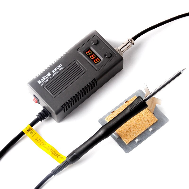 Przenośny 50W Bakon 950D wyświetlacz cyfrowy stacja lutownicza regulowana lutownica żelazo końcówka stacja lutownicza elektroniczne narzędzie robić spawania
