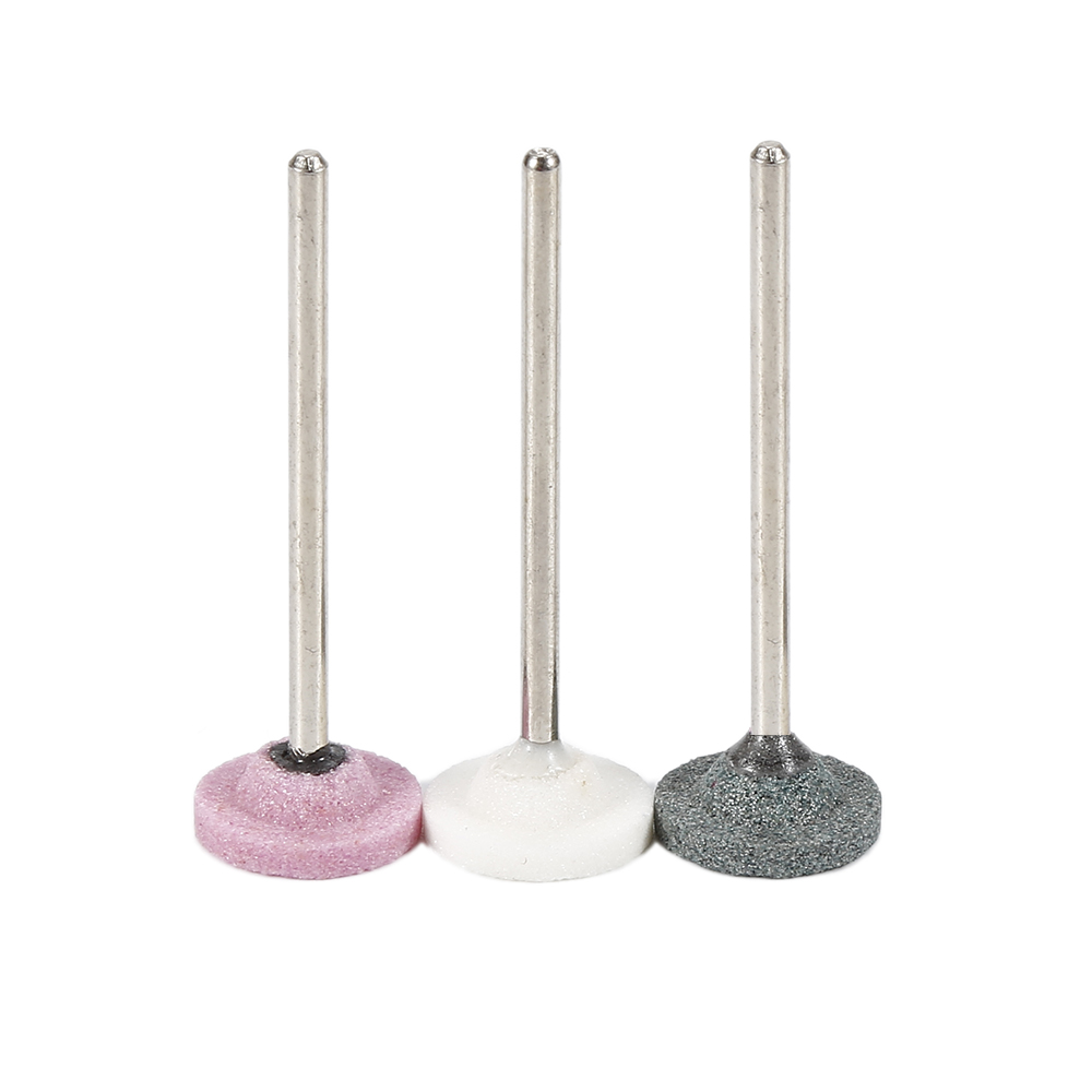 ELECOOL, fresa para uñas de carburo de silicio de 2,34mm con mango para pulir uñas, herramienta para manicura y pulido