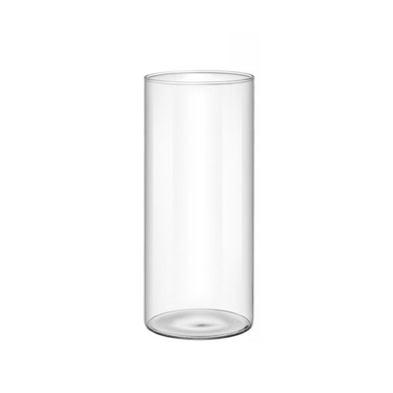 Vaso vidro contemporâneo com cilindros vidro decorativos para flores e velas: YELLOW