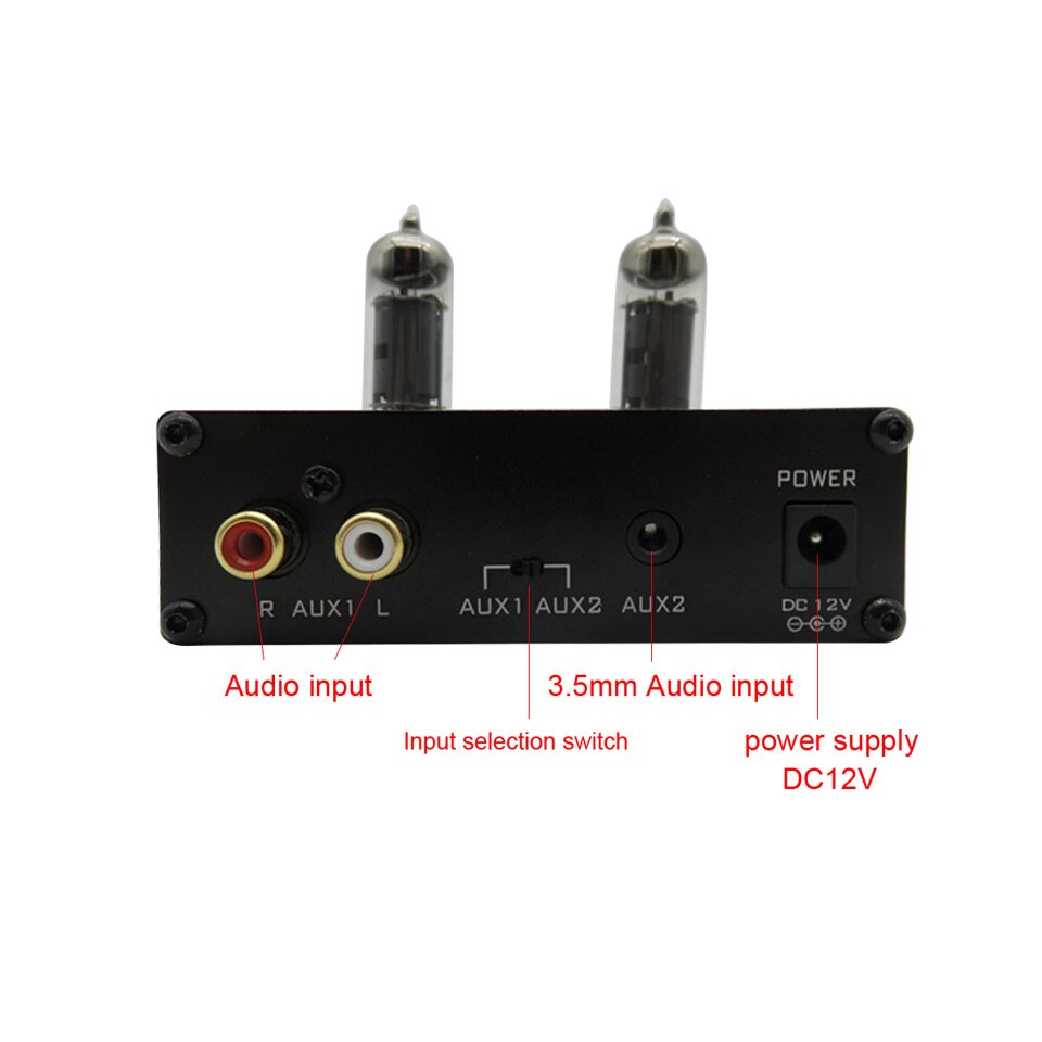 DC 12V galle preamp verstärker kopfhörer verstärker board amp preamp galle puffer 6J1 6K4 MINI HIFI vorverstärker