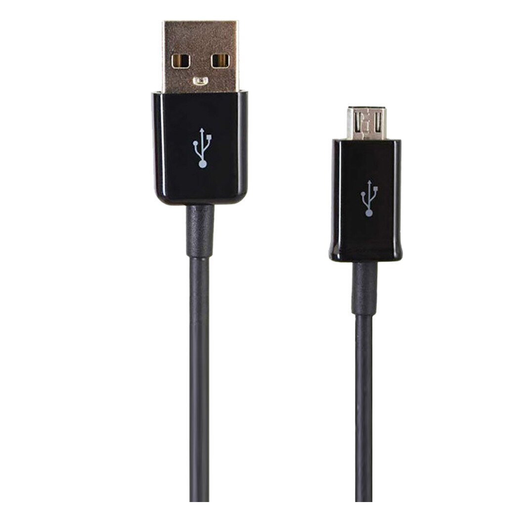 1M Standard Interface USB Micro Data Cable For Samsung For Huawei for xiaomi for tablet for mp3/mp4 and other Android phone: Black